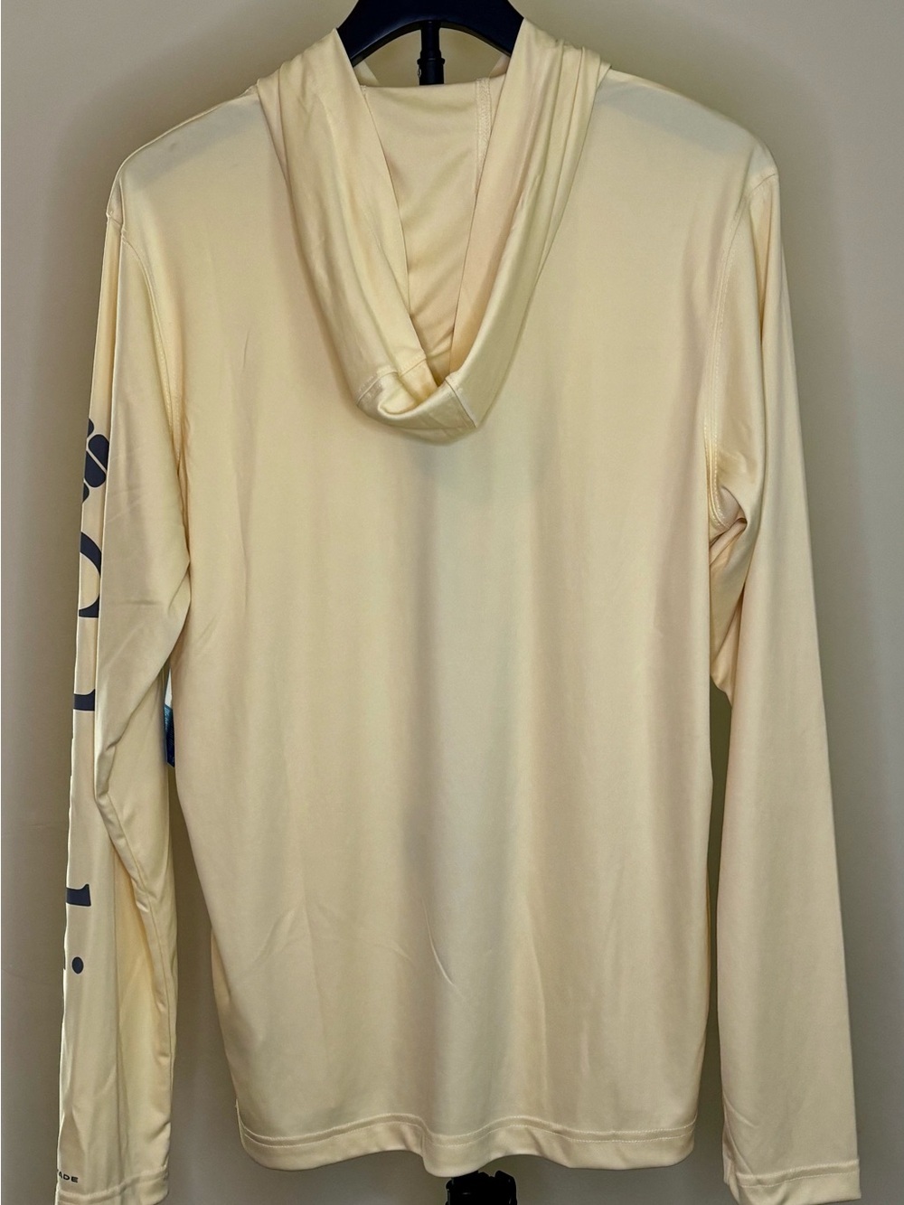 Columbia Long Sleeve Hooded Sun Shirt in Pale Yellow - Picture 3 of 7